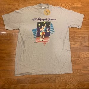 Vintage 1984 Olympic Games Runner#5 USA Levi’s T shirt size XL
